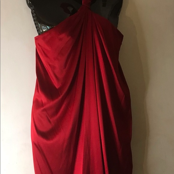 NWT, Gorgeous Banana Republic 100% Silk Mini Dress, Size: 4P, Color: RED - Picture 11 of 11